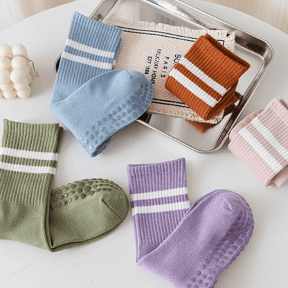 3 Pairs Non-Slip Grip Socks